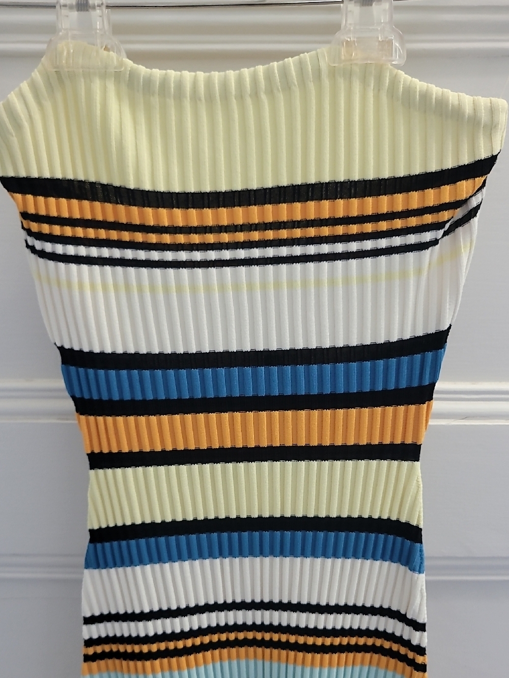 Solid & Striped The Caroline Strapless Maxi Dress S Variegated Stripe Knit NWT - Picture 6 of 10